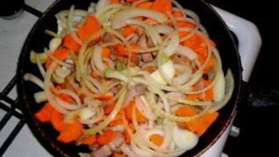 паштет из куриной печени с овощами