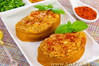 Паштет из куриной печени с паприкой и яйцами