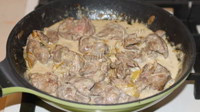 паштет из куриной печени со сливками