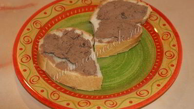 паштет из куриной печени со сливками