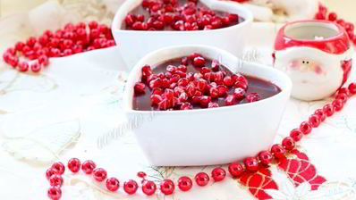 паштет из куриной печени в гранатовом желе