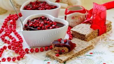 паштет из куриной печени в гранатовом желе