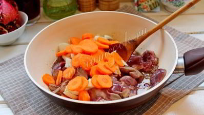 паштет из куриной печени в гранатовом желе