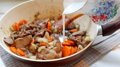 паштет из куриной печени в гранатовом желе