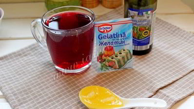 паштет из куриной печени в гранатовом желе