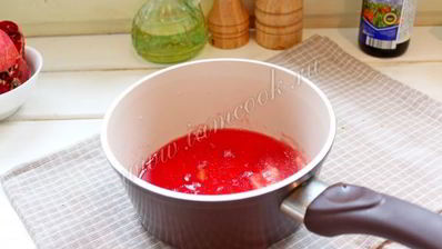 паштет из куриной печени в гранатовом желе