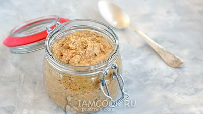 паштет из маша с грибами