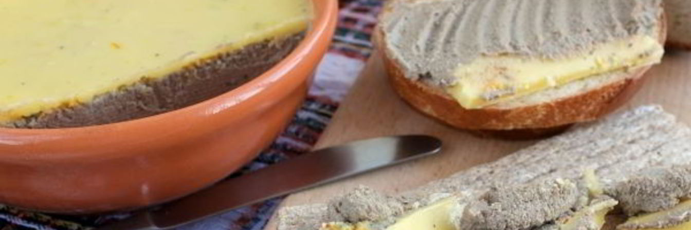 Паштет из печени с вермутом и апельсином