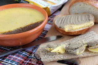 Паштет из печени с вермутом и апельсином