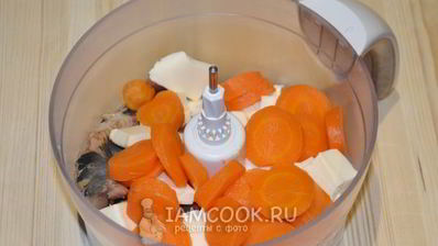 паштет из сельди с морковью и плавленным сыром