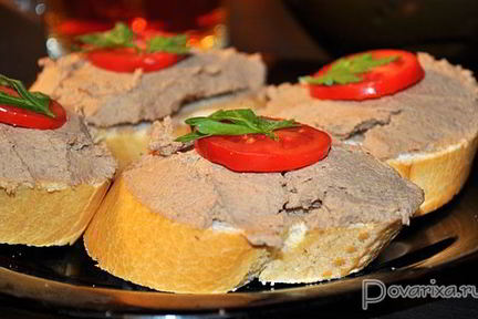 Паштет из телячьей печени