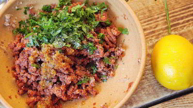 паштет из вяленых томатов и белой фасоли