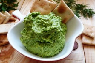 Паштет из зеленого горошка