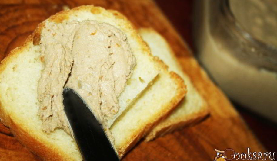 Рецепт паштета нежность из вареной куриной печени