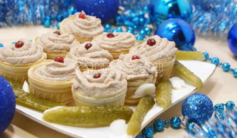 Рецепт паштета рыбного нежные корзинки