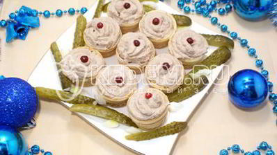 паштет рыбный нежные корзинки