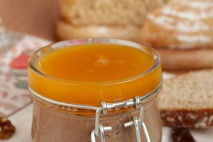 Паштет с облепиховым желе