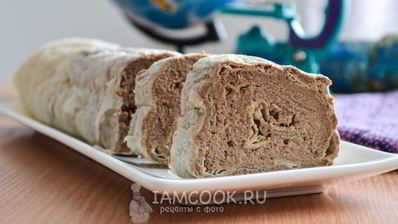 печеночный паштет в лаваше