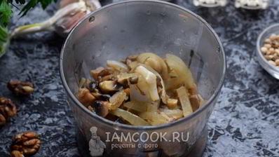 постный паштет из фасоли с грибами