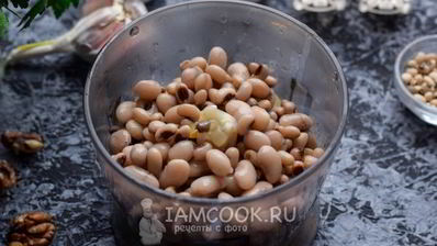 постный паштет из фасоли с грибами