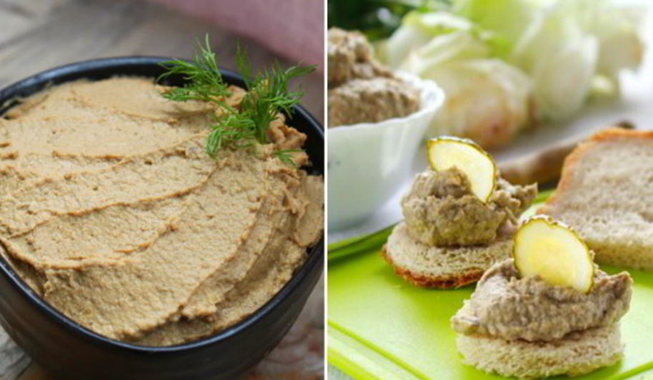 Рецепт постного паштета