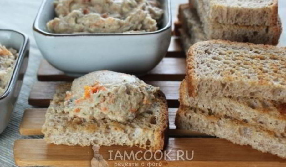 Рецепт селедочного паштета с морковью и луком