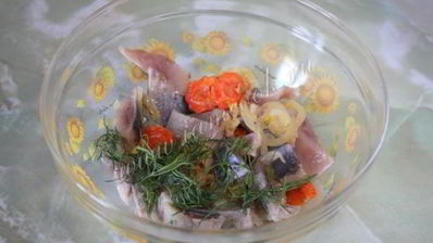 селедочный паштет с морковью и луком