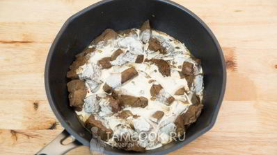 сливочный паштет из говяжьей печени