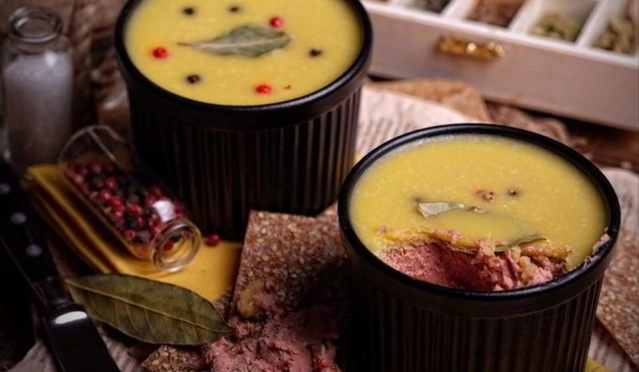 Рецепт запеченного паштета из куриной печени