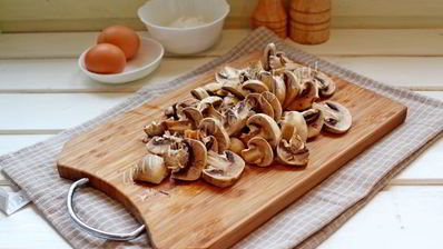 запеченный паштет с грибами