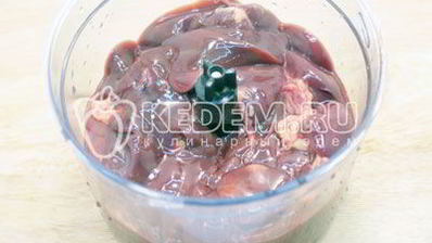 блинный торт с печенью