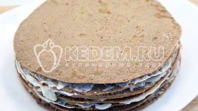 блинный торт с печенью