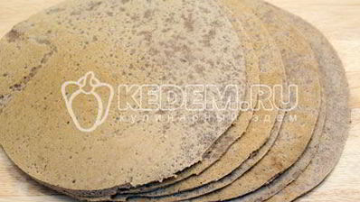 блинный торт с печенью