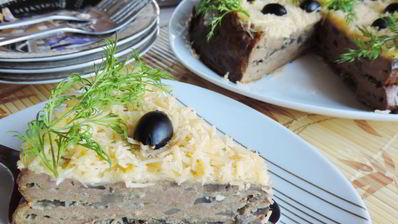 печеночный торт из духовки