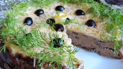 печеночный торт из духовки