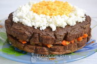 Печеночный торт в мультиварке