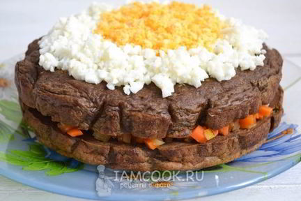 Печеночный торт в мультиварке