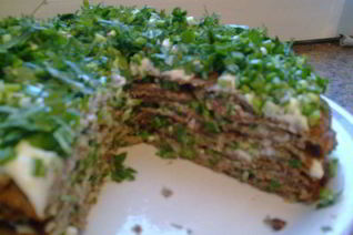 Печеночный тортик