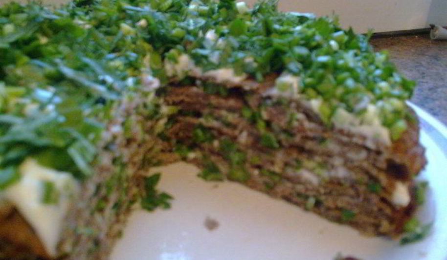 Рецепт печеночного тортика