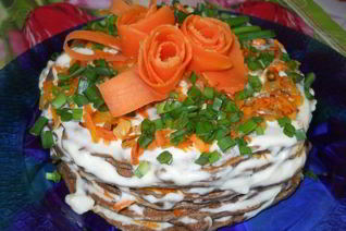 Торт Печеночный на закуску