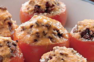 Помидоры, фаршированные фасолью