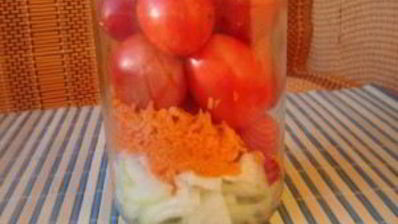 помидоры с морковкой и луком на зиму