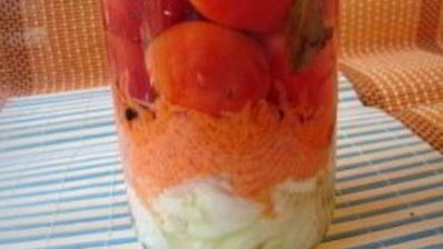 помидоры с морковкой и луком на зиму