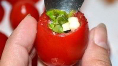 помидоры, жареные с сыром в кляре