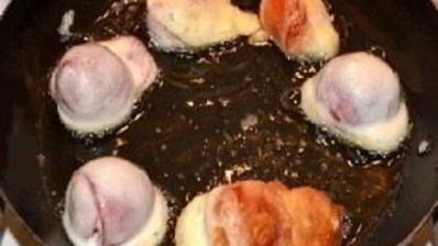 помидоры, жареные с сыром в кляре