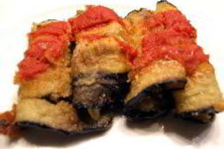 Баклажанные роллы