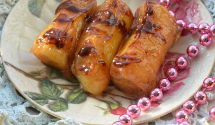 Рецепт банановых спринг-роллы