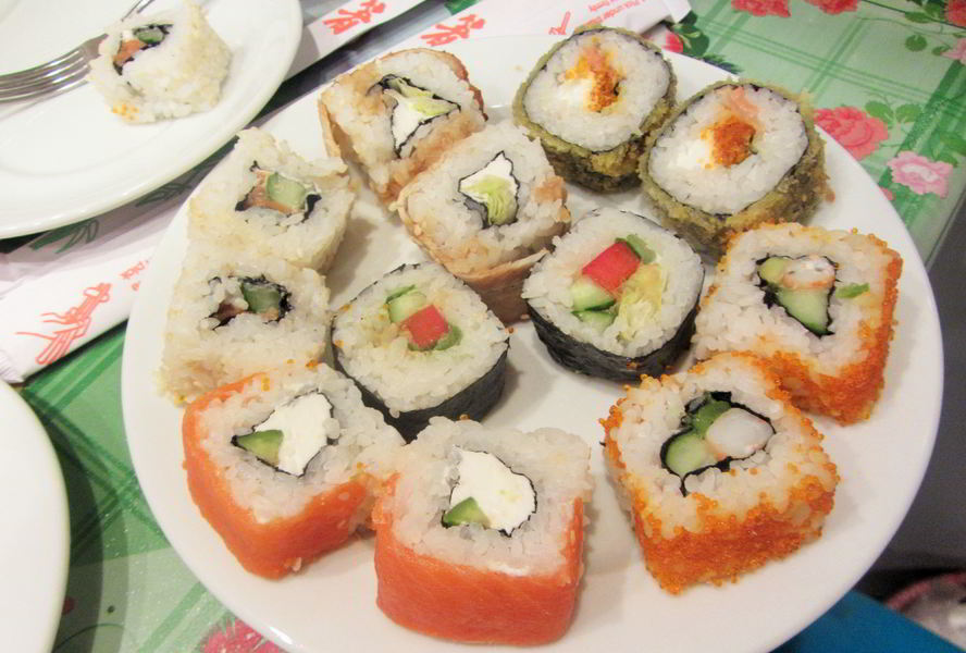 Домашние роллы Калифорния