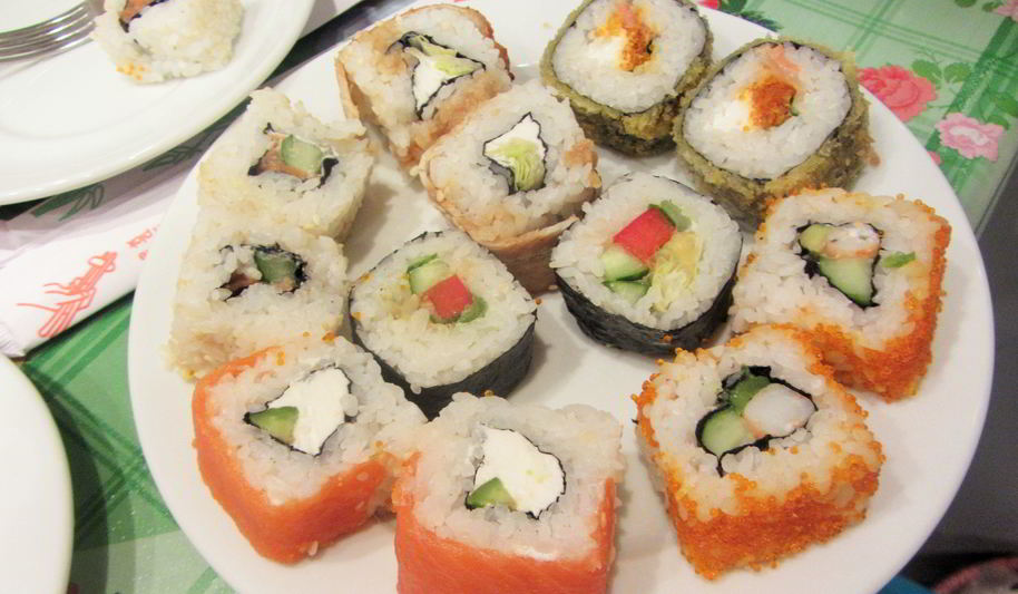 Рецепт домашних роллов калифорния