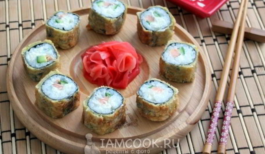 Рецепт горячих роллов